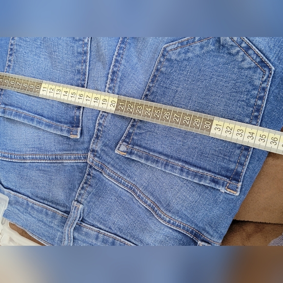 DYNDNM KATE, skinny jeans, size 24, lightly worn, medium blue, high rise - Picture 4 of 6